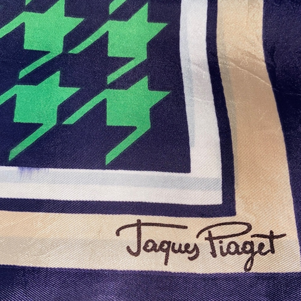 Jacques Piaget silk scarf